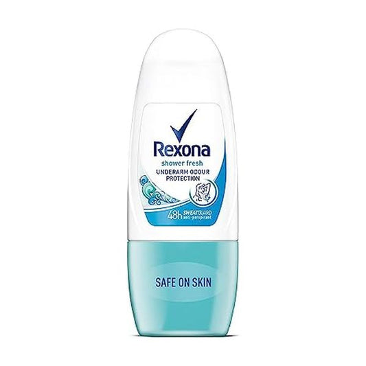 Rexona Shower Fresh Underarm Odour Protection Roll On for Unisex, 25ml