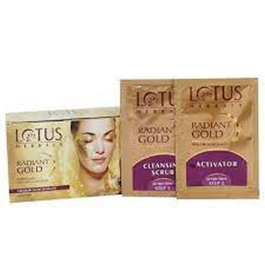 Lotus Herbals Radiant Gold Cellular Glow Facial Kit 37 g