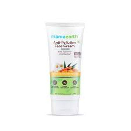 Mamaearth Anti Pollution Face Cream with Turmeric & Pollustop PM 2.5 Protection 80gm