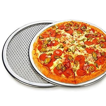 12 inch Aluminum Pizza Screen Mesh for Oven, Baking Tray