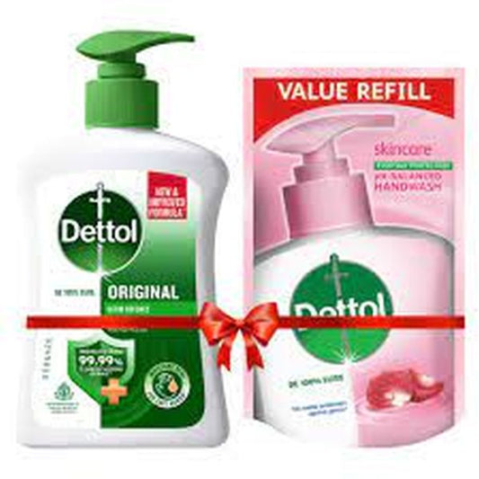 Dettol Liquid Handwash (Original) - 200 ml with Free Liquid Handwash - 175 ml (Skincare)