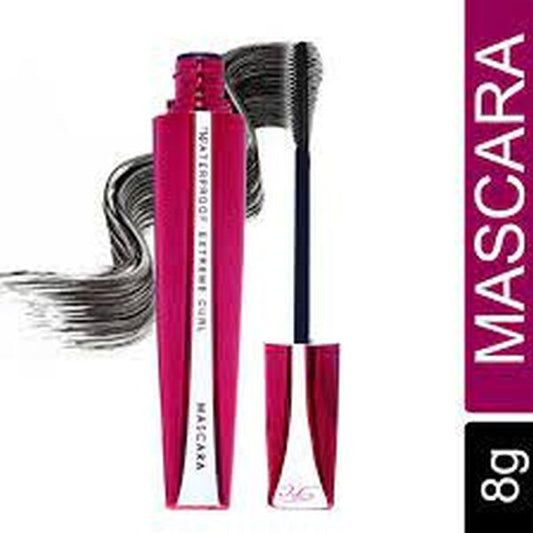 Fashion Colour Waterproof Mascara Double Effect - Black (8g)