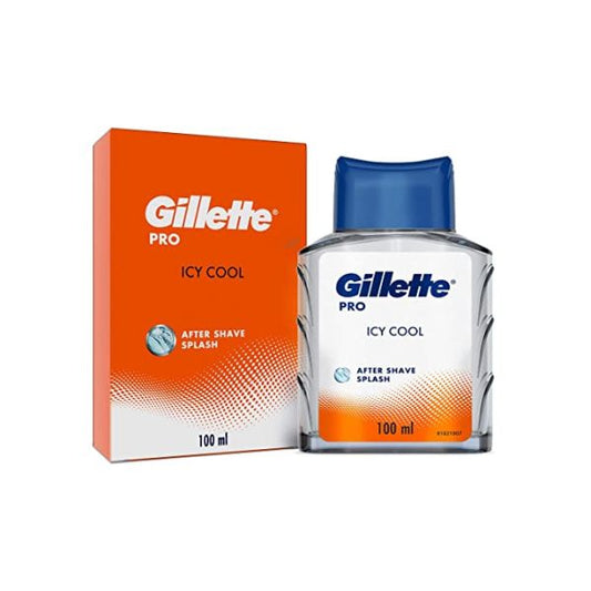 Gillette PRO AFTER SHAVE SPLASH ICY COOL 50ML, White