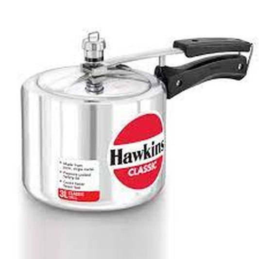 Hawkins Classic Tall (CL3T) 3 L Pressure Cooker (Aluminium)