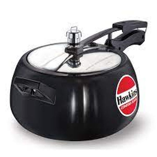 Hawkins Contura Black Pressure Cooker, 5 Litre, Black (CB50)