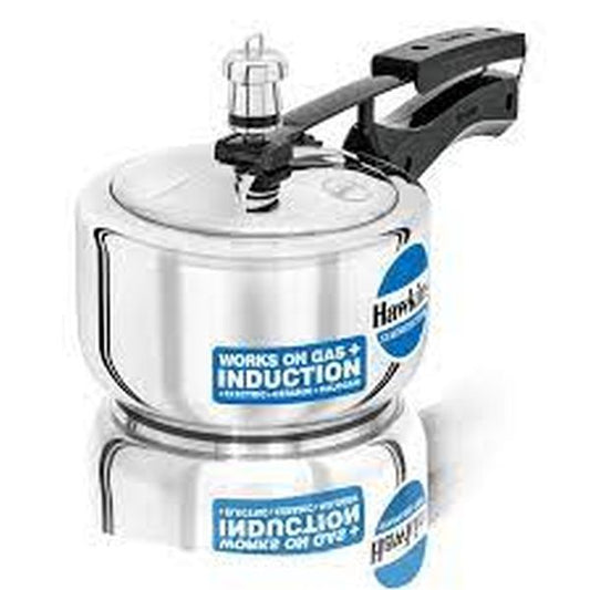 Hawkins Stainless Steel (HSS15) 1.5 L Induction Bottom Pressure Cooker (Stainless Steel)