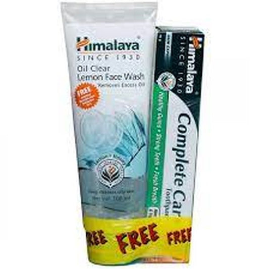 Himalaya Oil Clear Lemon Face Wash 100 ml ( with free himalaya toothpaste 40g)