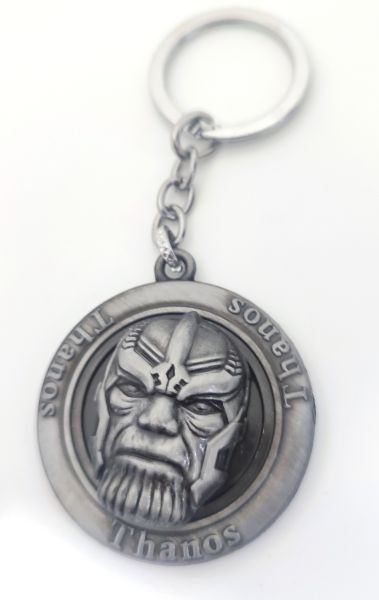 Thanos Face Replica Miniature Metal Key Ring Cain For Car Home Decor Collectible