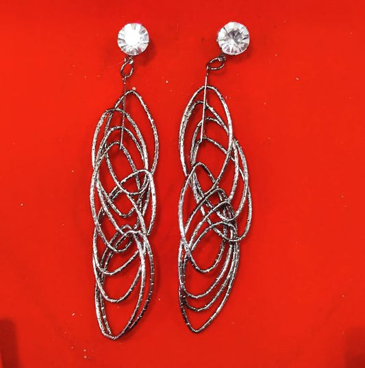 Special silver Plated Alloy Round Hoop Earrings for Women
