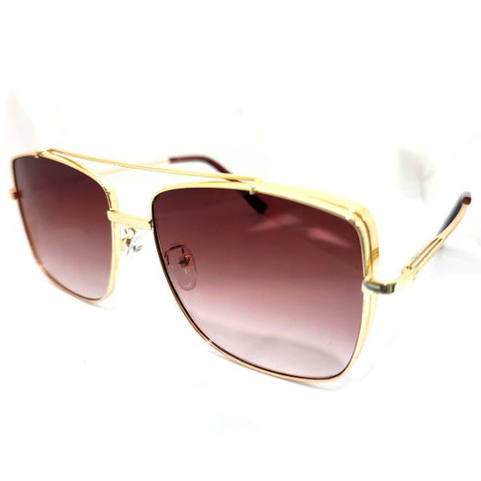Unisex Designer Golden Frame Sunglasses For Men And Women