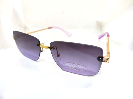 Designer rectangular purple Sunglasses For Women