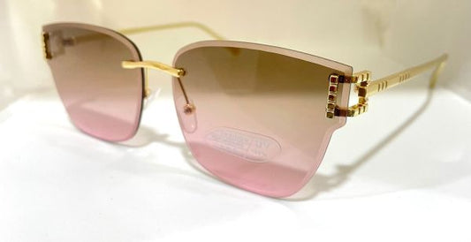 Unique pinkish glass Designer Sunglasses For Women