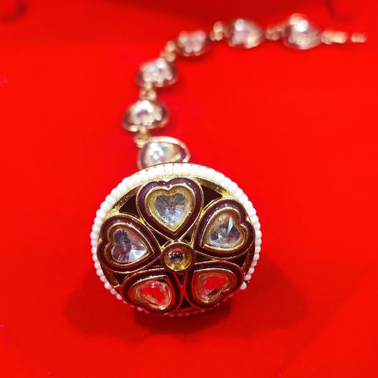 Traditional and Rajputi/Rajasthani Heart Flower DesignBorla