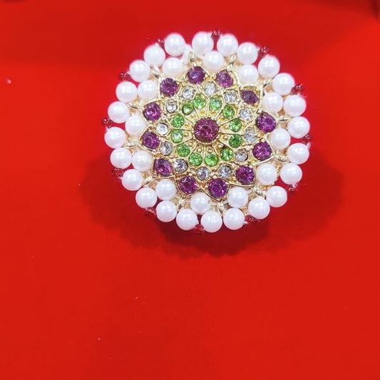 Perfect Traditional and Rajputi/Rajasthani Multi Color Flower Design Borla