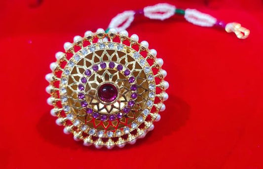 Traditional and Rajputi/Rajasthani Pearl Flower Design Borla