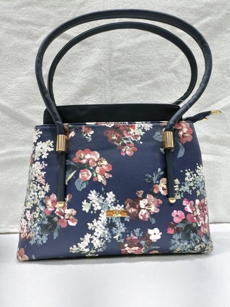 Floral navy blue Women's Handbag