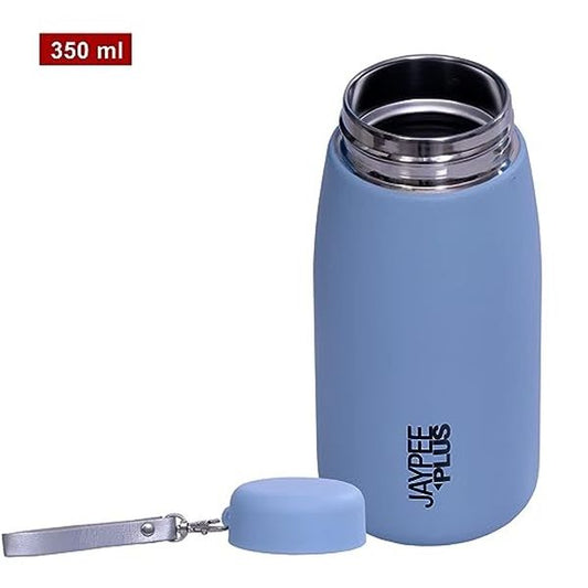 Jaypee Plus Zulu 350 Blue Vacuum Insulated Stainless Steel Bottle Thermosteel Flask