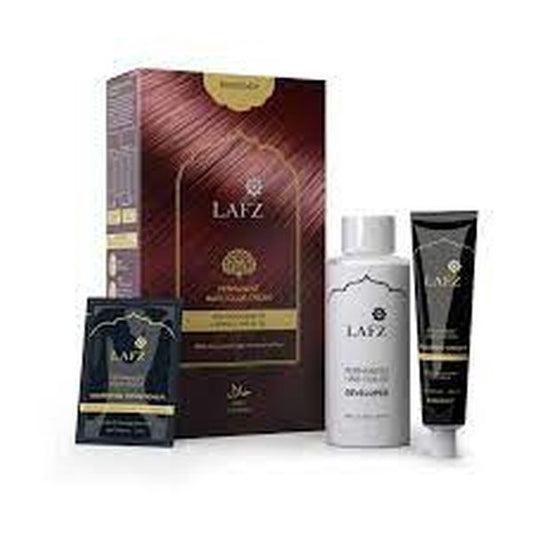 Lafz Halal Permanent Hair Color Cream, 130ml - burgundy