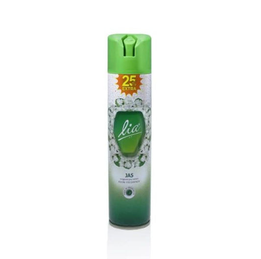Lia Home Air Freshener Spray with Jasmine Fragrance, Multipurpose Freshener for Homes/Bathrooms/Gyms/Factories/Workspaces/Studios/Air Conditioned Rooms