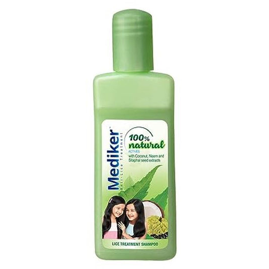 Mediker Anti-Lice Treatment Shampoo, 50 ml, Green pack of 3