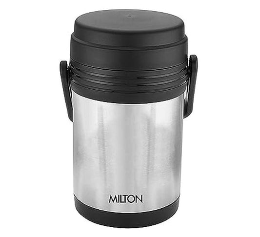 Milton Thermosteel Hot Meal Container Lunch Box, Set of 4, Silver, Stainless Steel