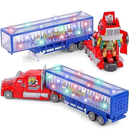Musical 2 in 1 Big Size Deformation Robot Container Toy Truck for Kids.