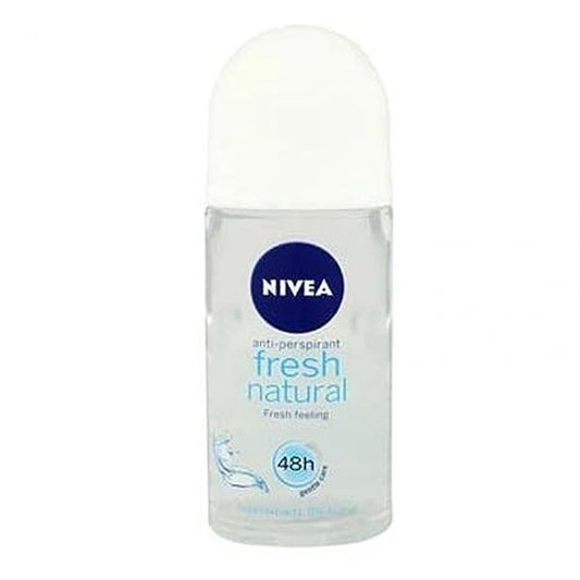 Nivea Fresh Natural Anti Perspirant Roll-On Deodorant For Women, 50Ml (Pack Of 2)