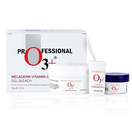 O3+ Meladerm Vitamin C Gel Bleach for Skin Whitening and Hair Lightening (96g)