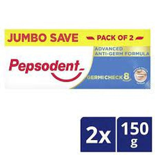 Pepsodent Germicheck Advance Anti-Germ Formula Toothpaste 150 g (Pack of 2)