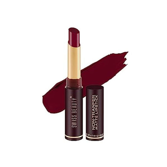 SWISS BEAUTY Non_Transfer Matte Lipstick (SB-209-17) (Fresh Red, 2 g)