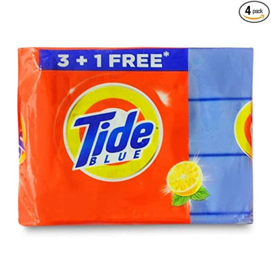 Tide blue detergent bar multipack 110gx4 3+1 free