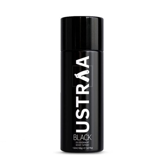 Ustra Deodorant For Men, Black, 150Ml