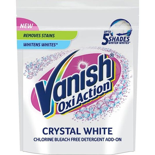 Vanish 100 gm, White Add-on Powder | Stain Remover for Clothes | Chlorine and Bleach Free| Suitable with all Washing Detergent Powders and Liquids(Pack Of 2)