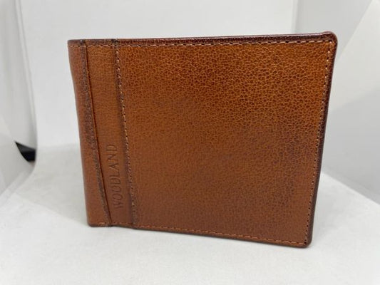 WOODLAND LEATHER WALLET 552041 TAN FOR MEN