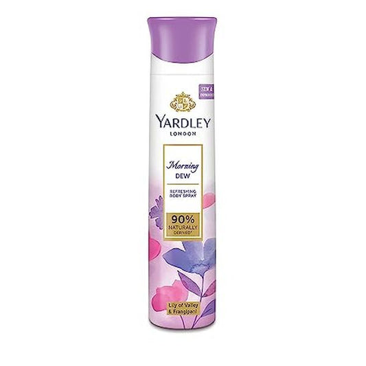Yardley London Morning Dew Refreshing Deodorant Body Spray For Women, 150ml