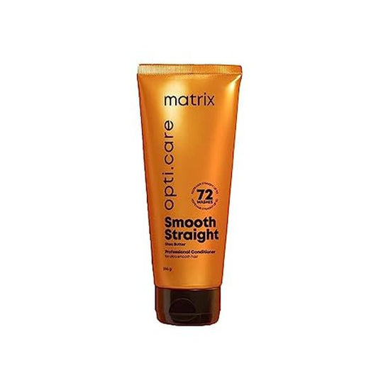 MATRIX Optissional ANTI-FRIZZ Conditioner | For Salon Smooth, Straight hair | with Shea Butter (198g)
